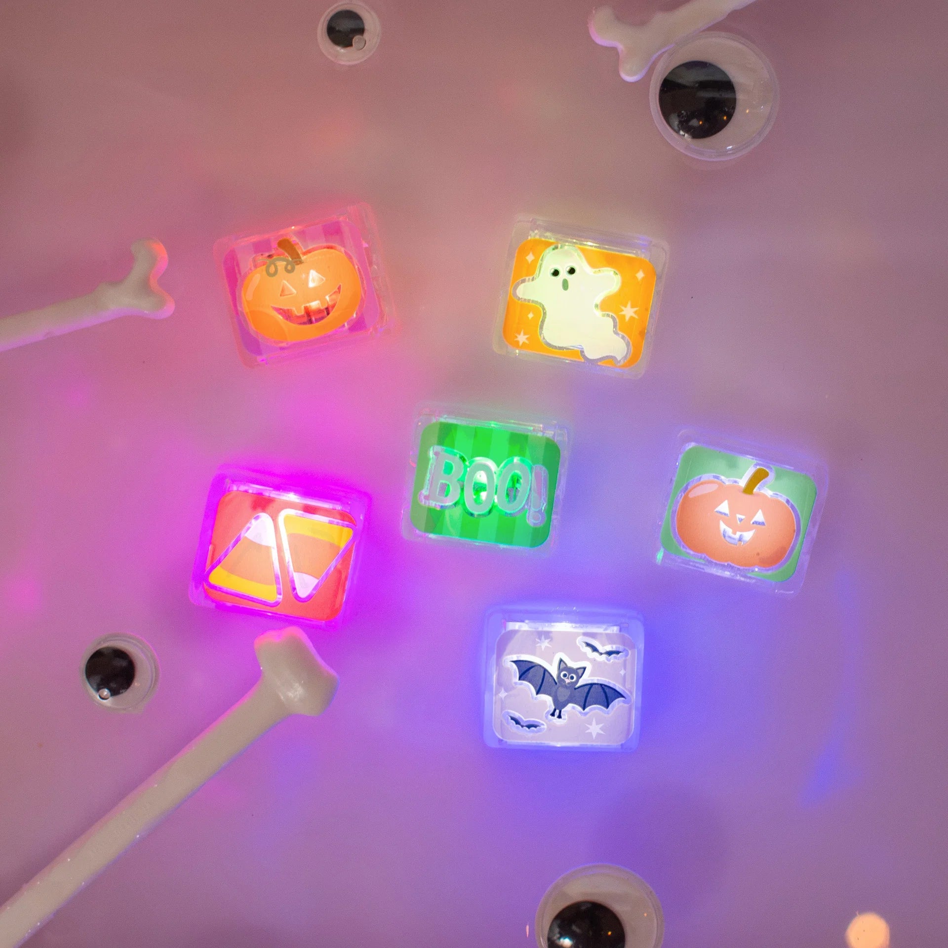 Halloween Light-Up Cubes 6-Pack