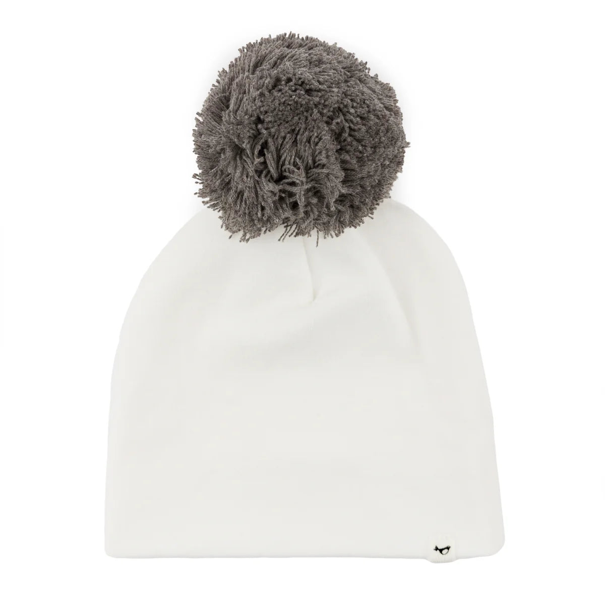 Charcoal on Cream Pom Hat