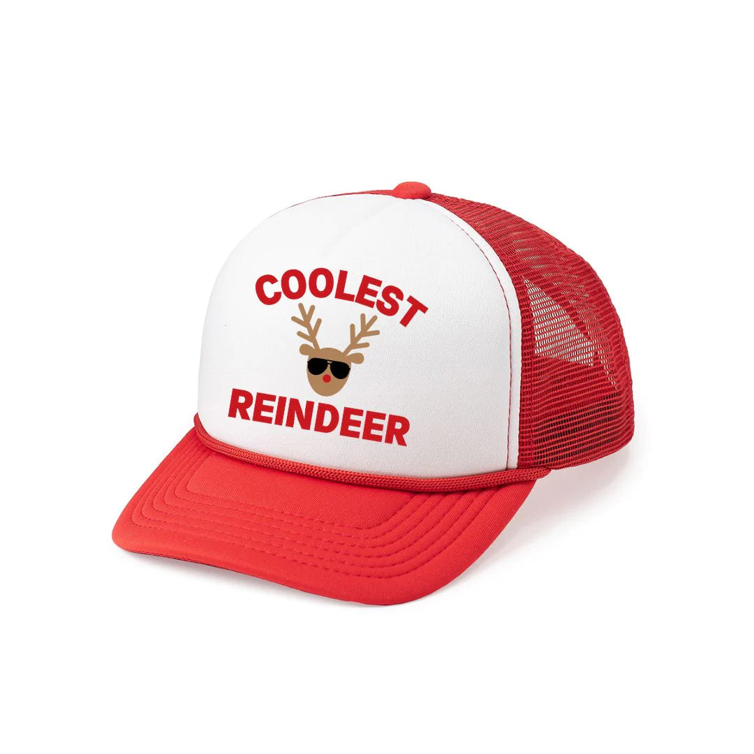 Coolest Reindeer Christmas Trucker Hat