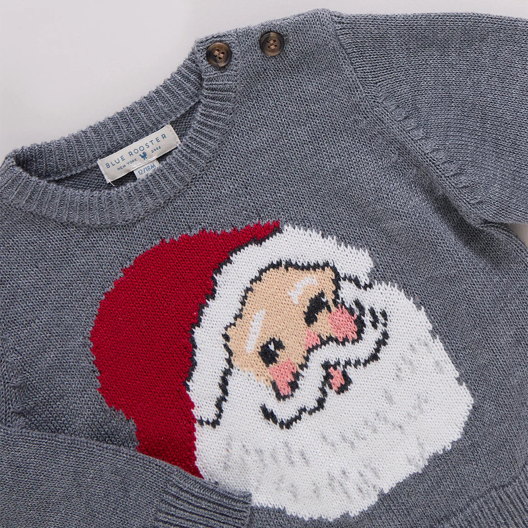 Santa Oliver Sweater in Gray
