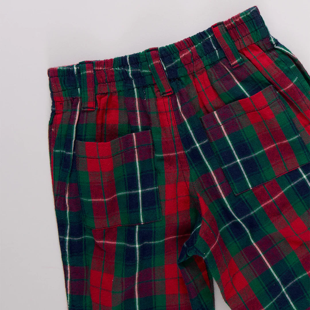 Jackson Pant in Red Tartan Plaid