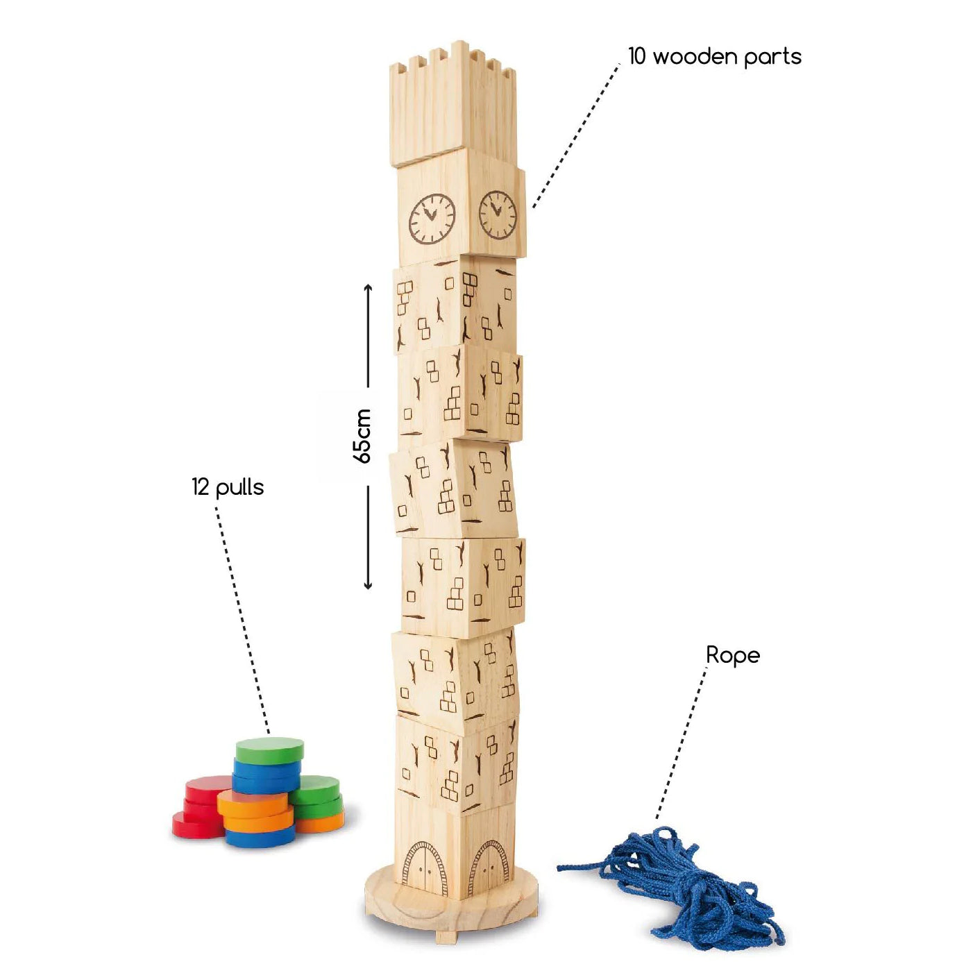 Tower of Balance Toy
