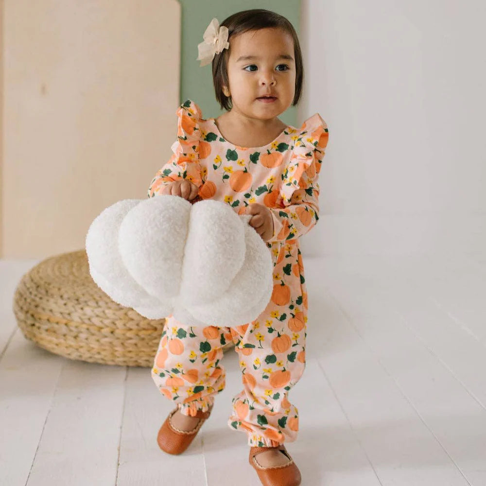 Mabel Romper in Pumpkin