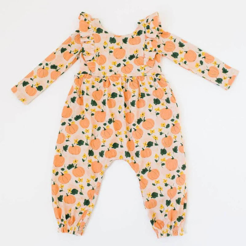 Mabel Romper in Pumpkin