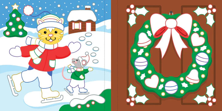 Color by Foil - Christmas Sticker Book