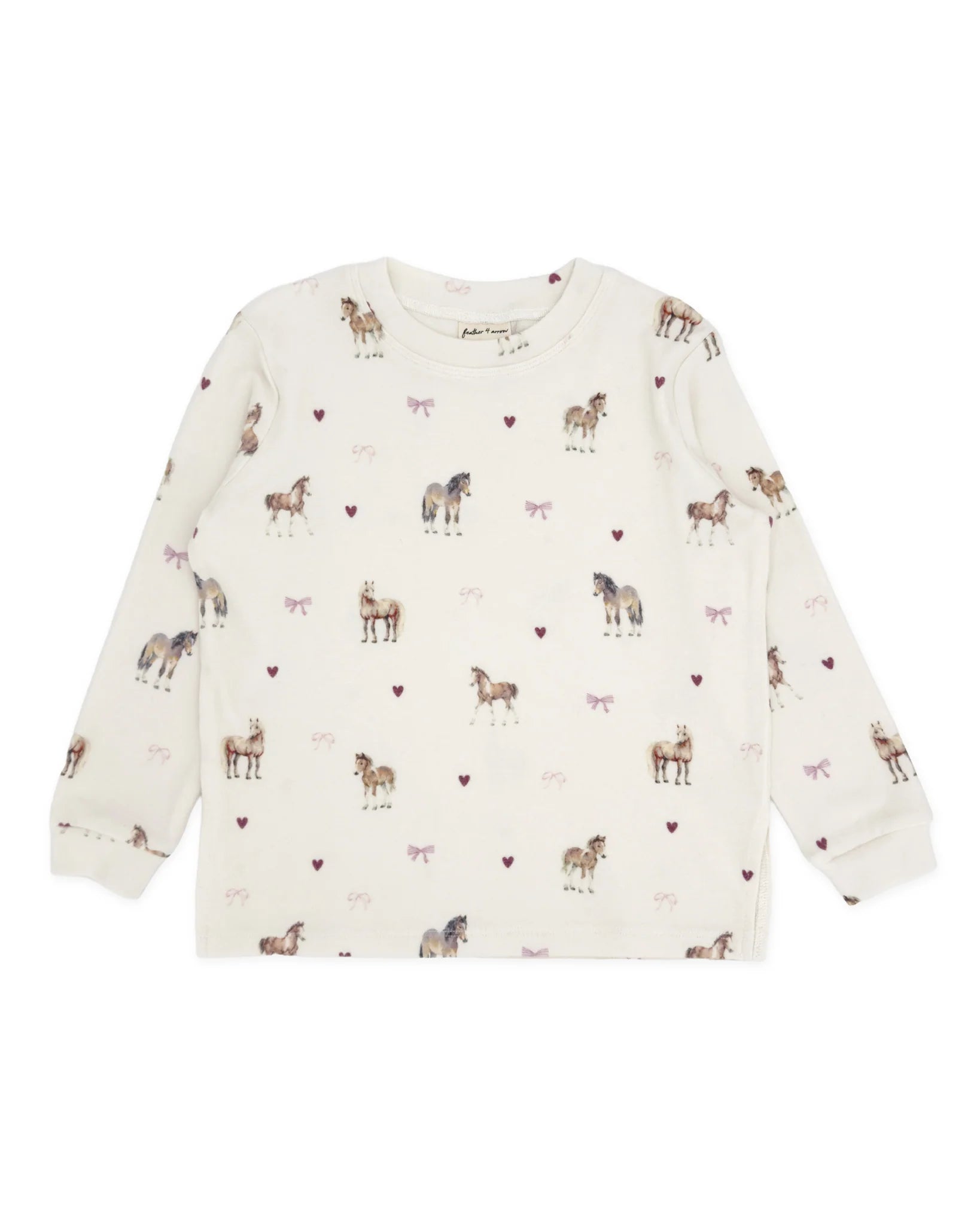 Ava Horse Hacci Set | Ivory