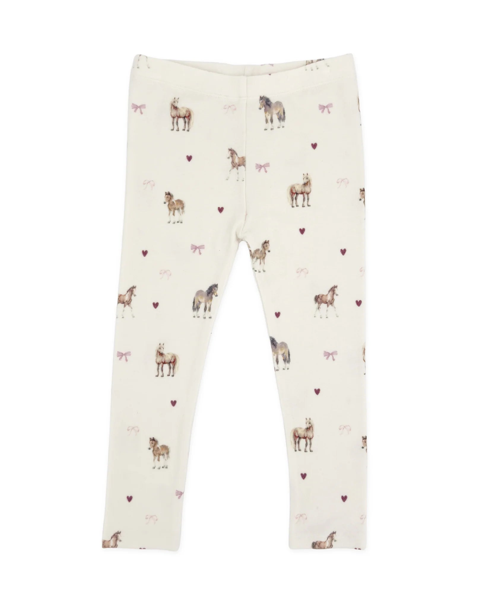 Ava Horse Hacci Set | Ivory