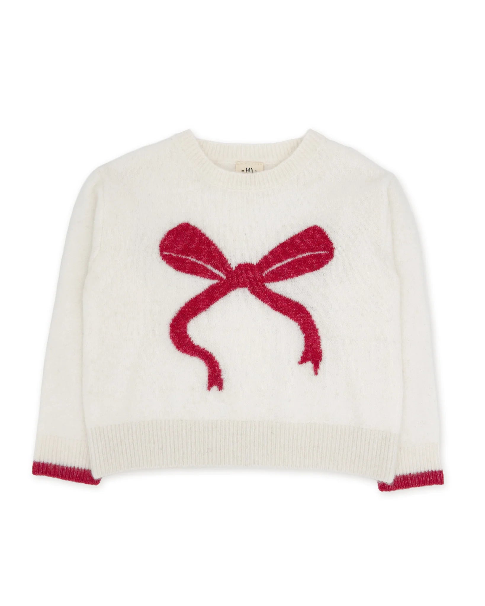 Camille Bow Sweater | Ivory
