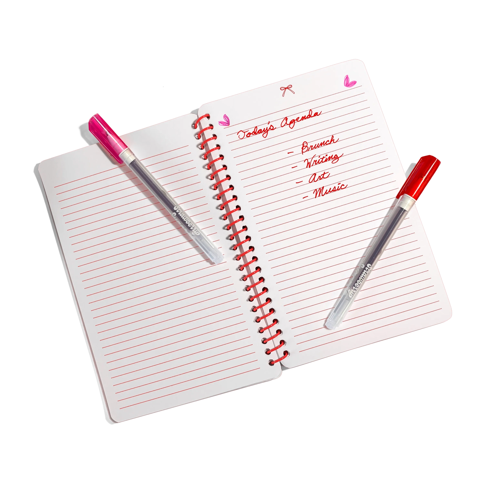 Strawberry Sugar: Scented Gel Pen & Highlighter Writing Kit