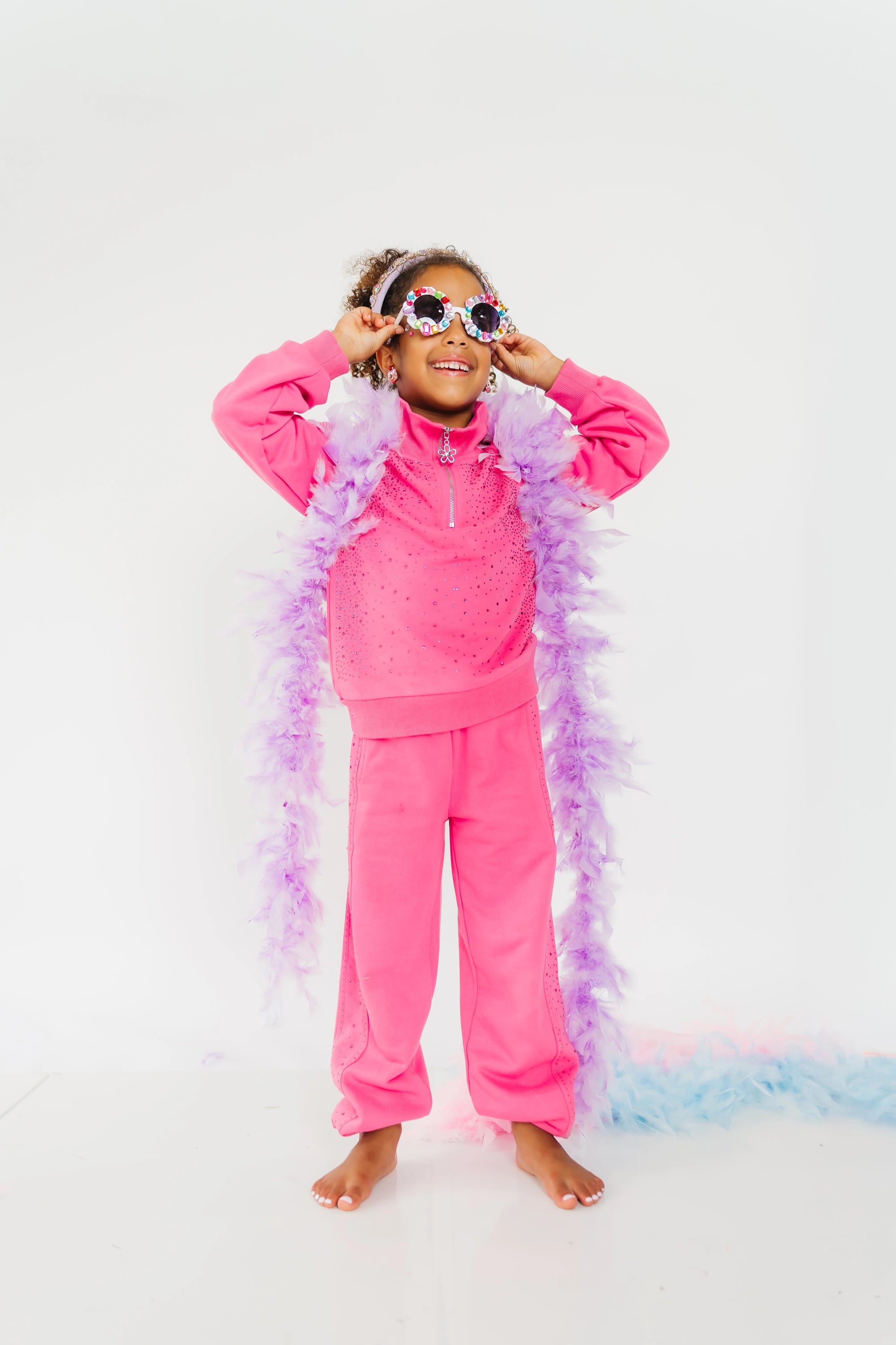 Magenta Gem Jogger Set