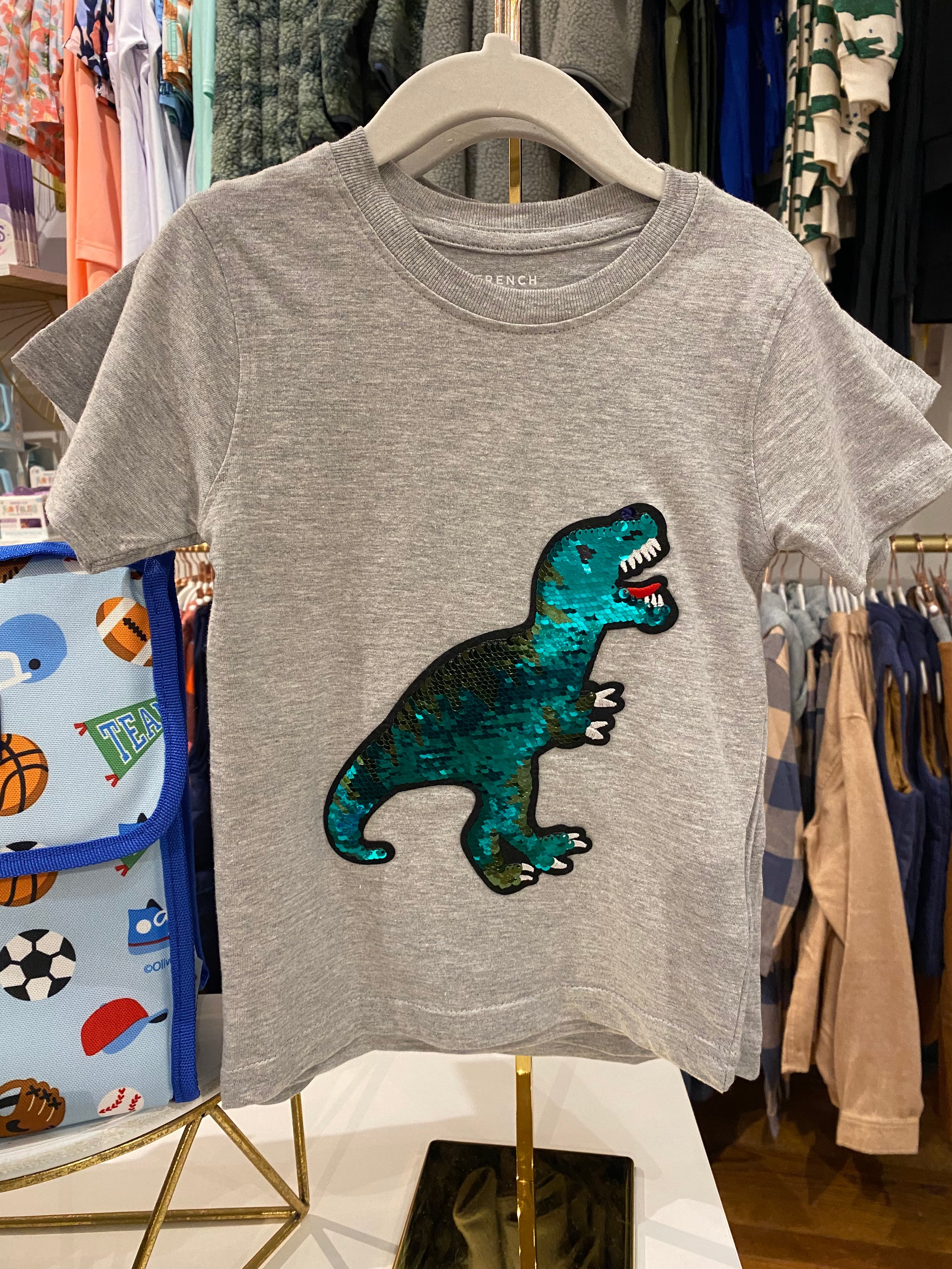 Sequin Flip T-Rex Shirt