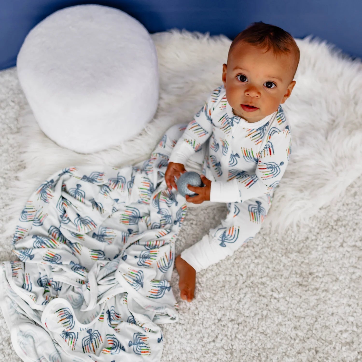 Magical Menorahs Bamboo Convertible Pajama