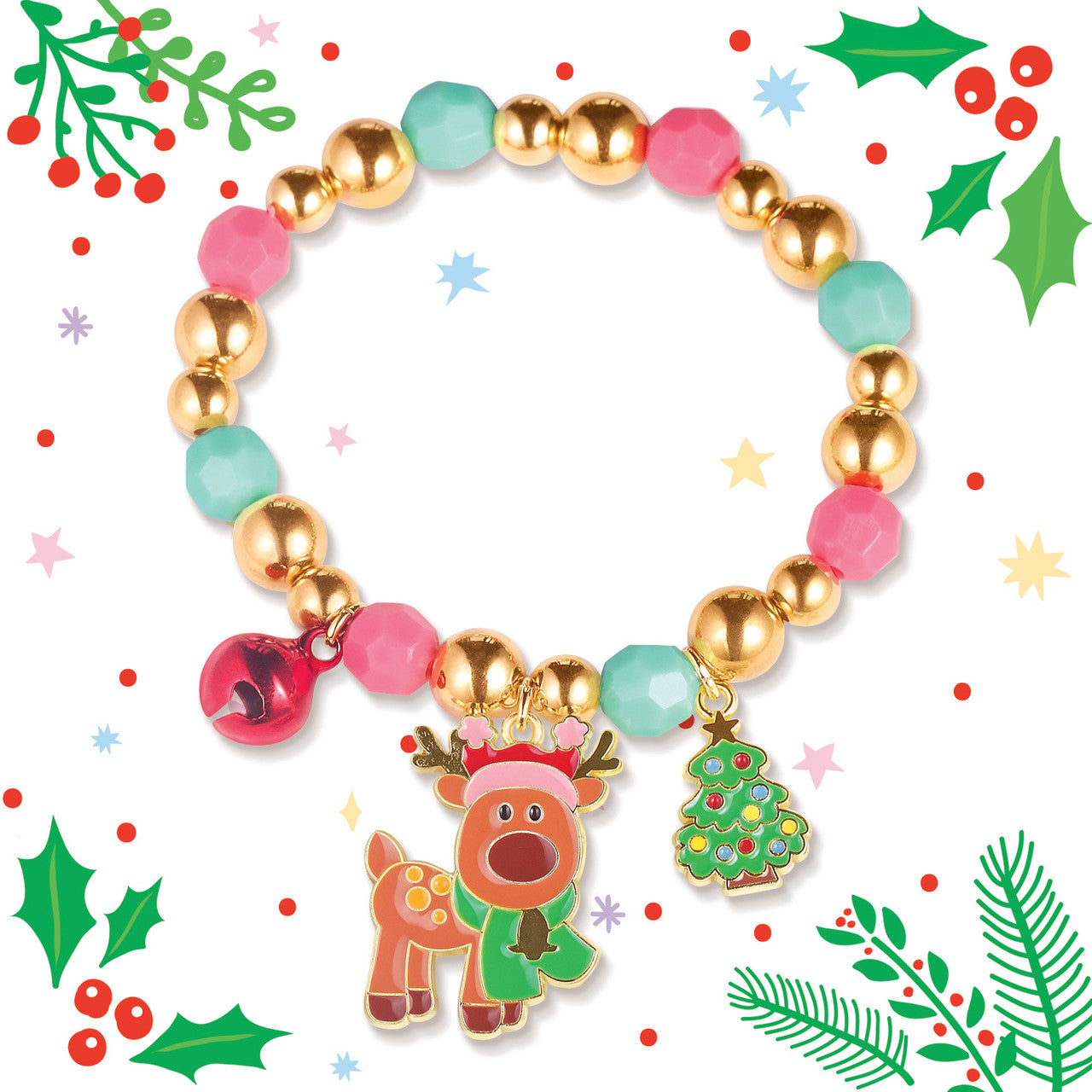 Jingle Bell Christmas Charming Whimsy Bracelet