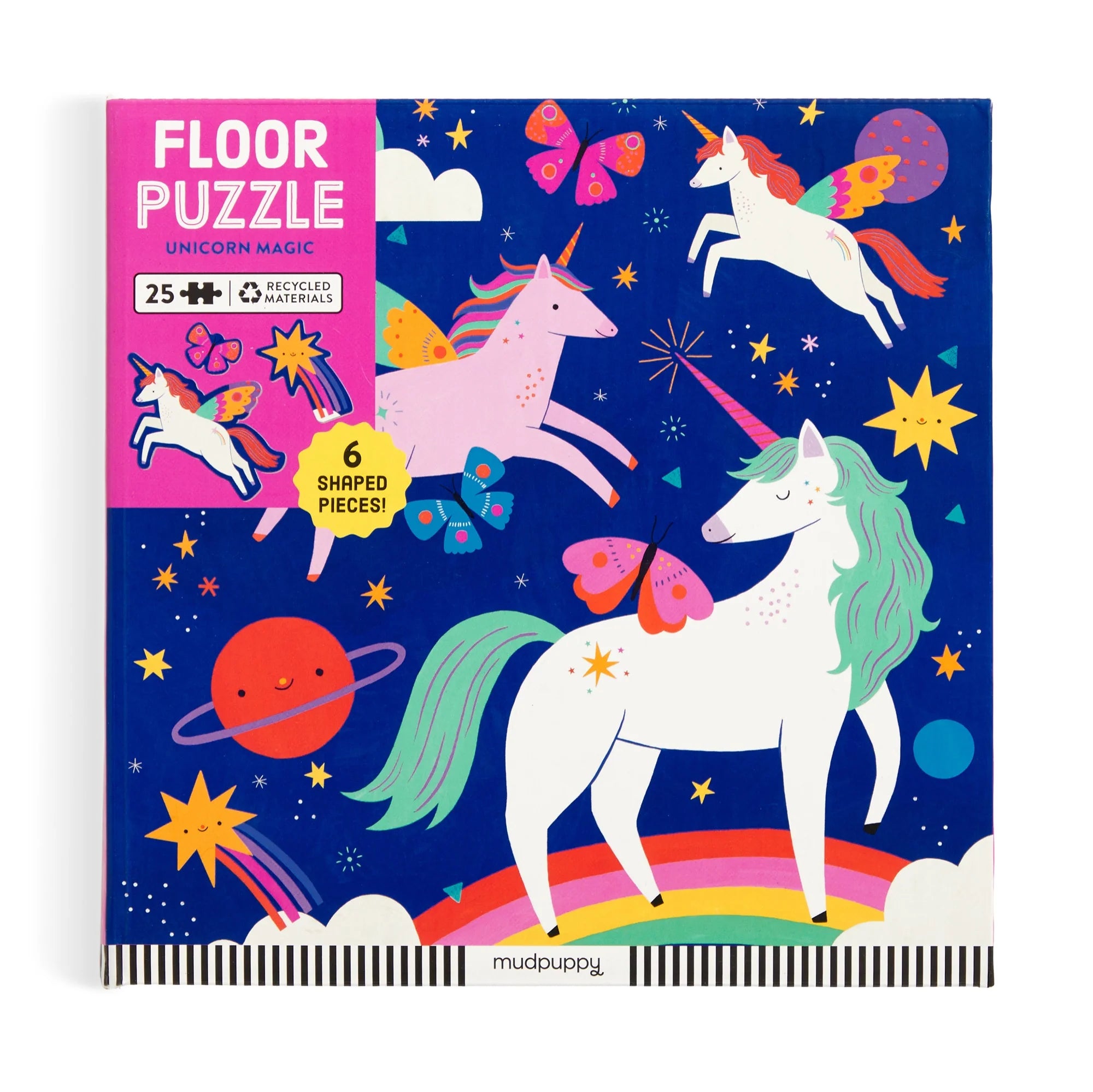 Unicorn Magic Floor Puzzle with Shaped Pieces