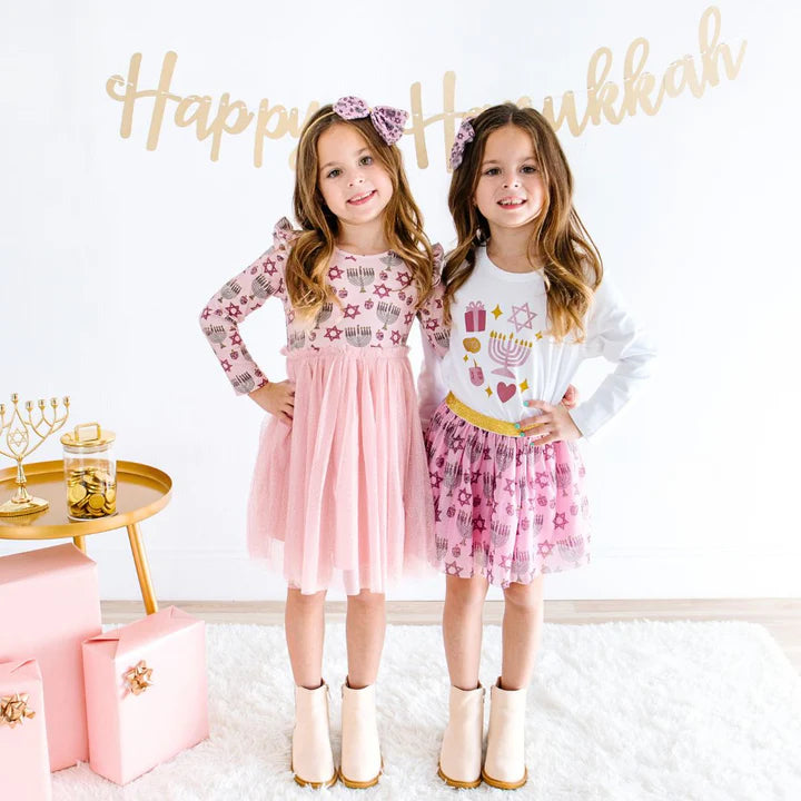 Hanukkah Blush Pink Tutu
