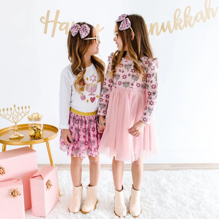 Hanukkah Blush Pink Tutu