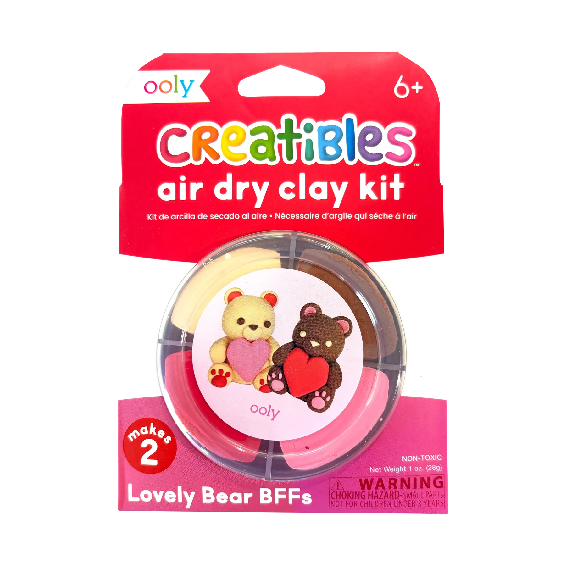 Lovely Bears BFFs Mini Air Dry Clay Kit
