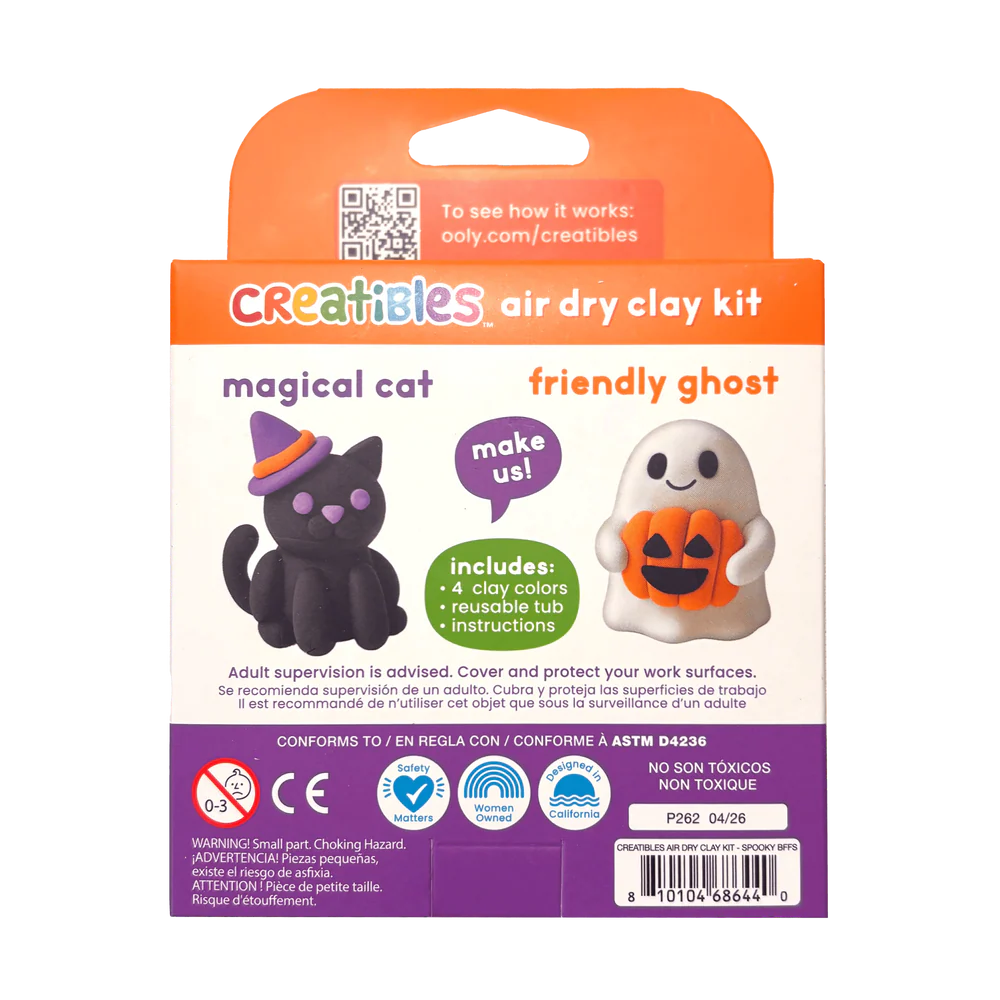 Spooky BFFs Air Dry Clay Kit