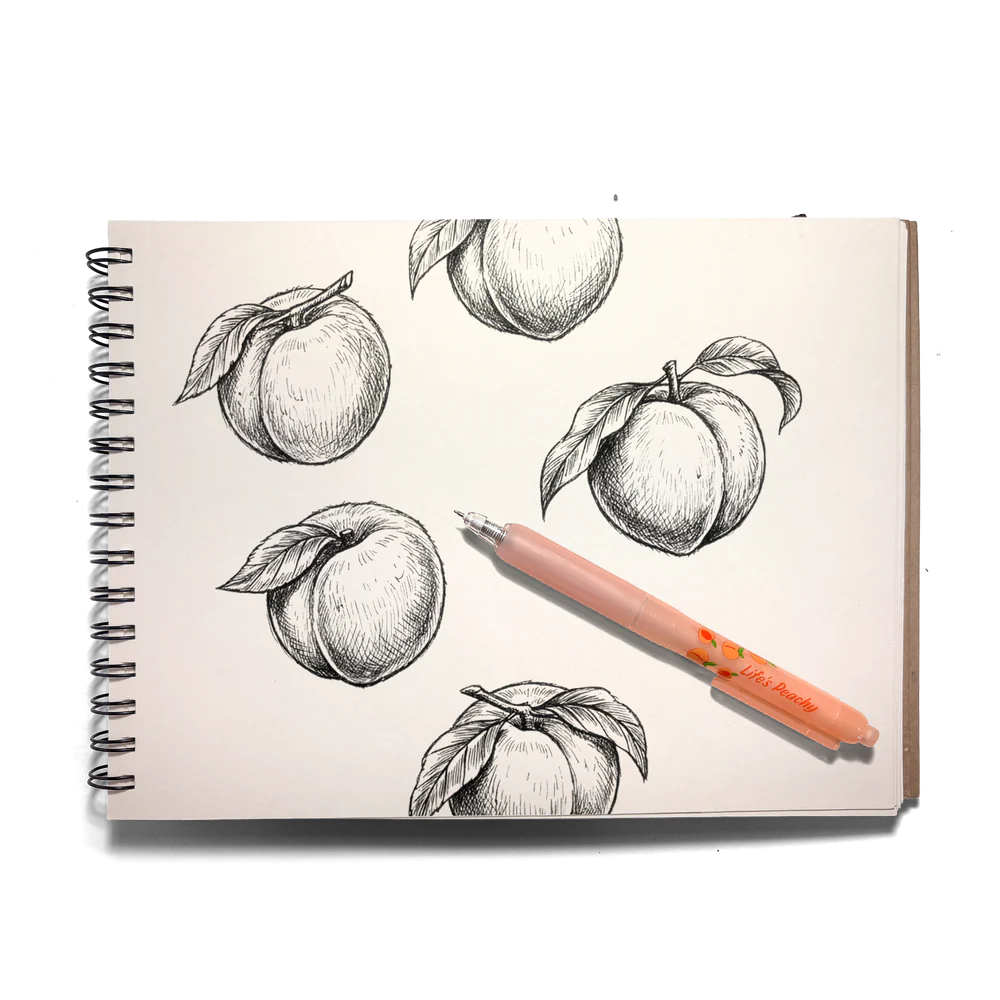 Fresh Squeezed Fruit Scented Gel Pen - Black Ink