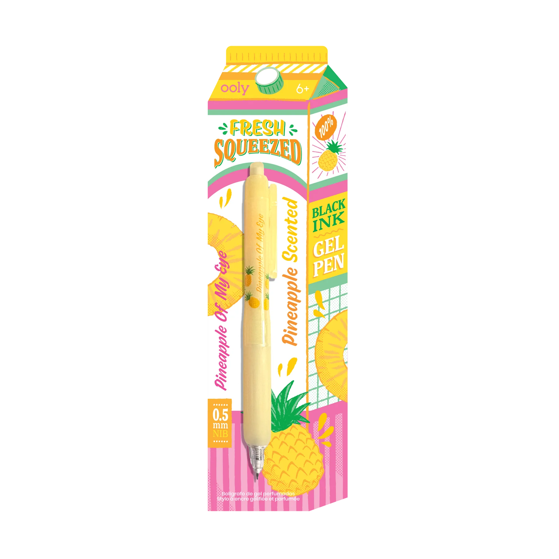 Fresh Squeezed Fruit Scented Gel Pen - Black Ink