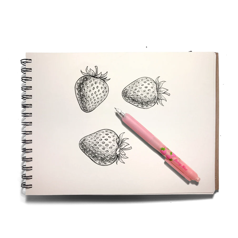 Fresh Squeezed Fruit Scented Gel Pen - Black Ink