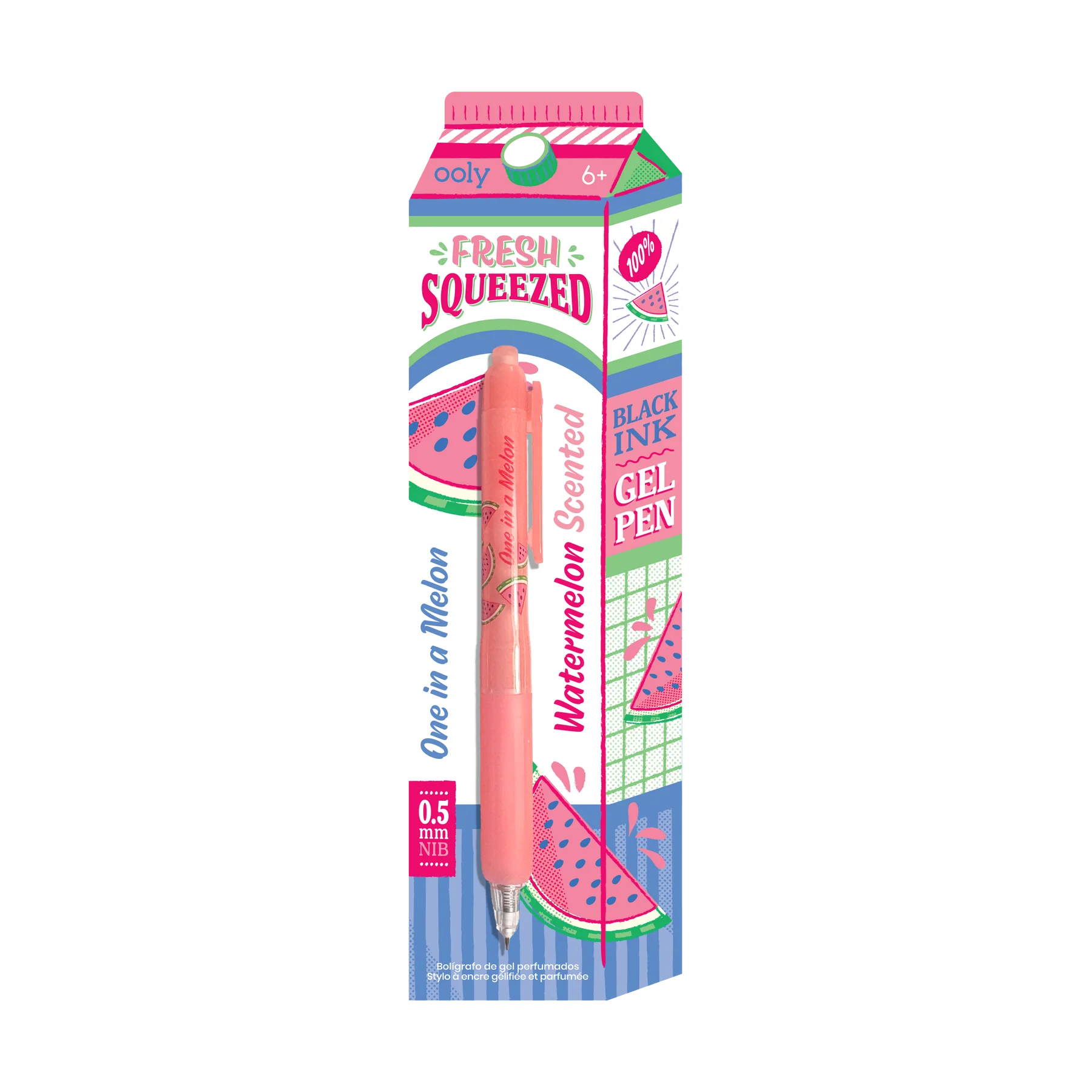Fresh Squeezed Fruit Scented Gel Pen - Black Ink