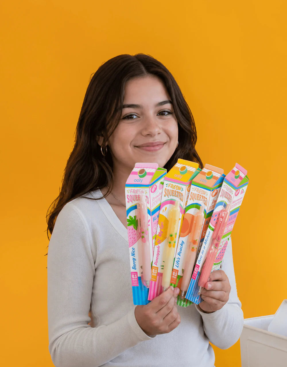 Fresh Squeezed Fruit Scented Gel Pen - Black Ink
