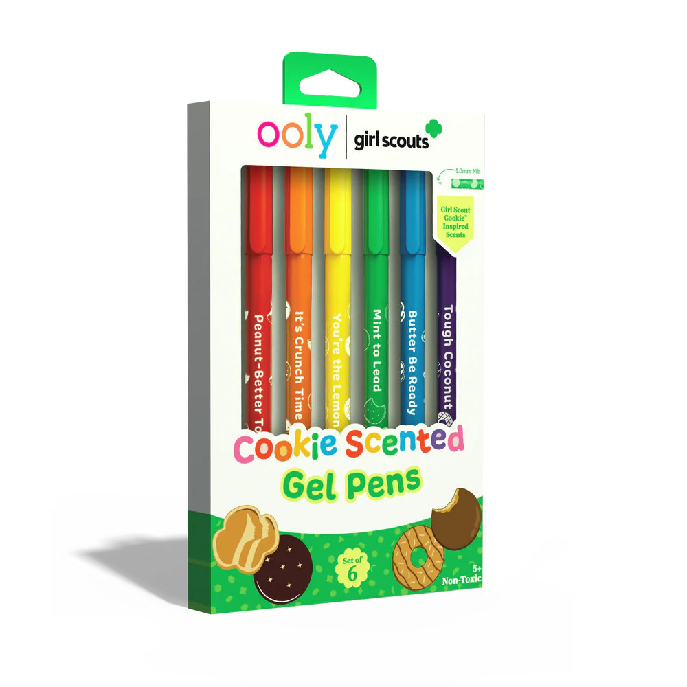 OOLY x Girl Scouts Cookie Scented Gel Pens - Set of 6