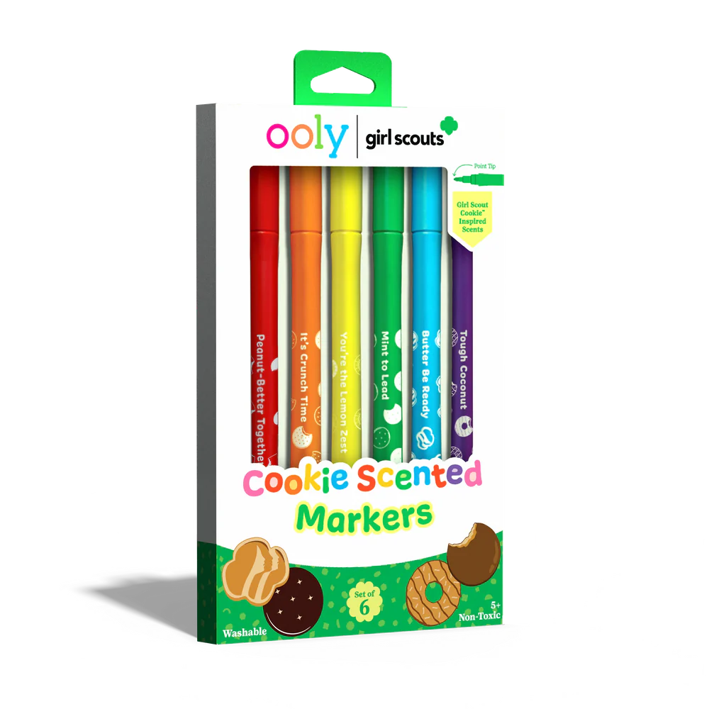 OOLY x Girl Scouts Cookie Scented Markers - Set of 6