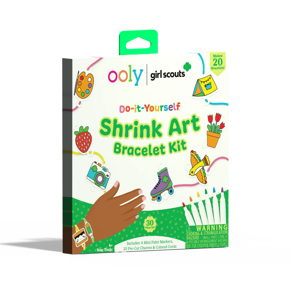 OOLY x Girl Scouts DIY Shrink Art Bracelet Kit