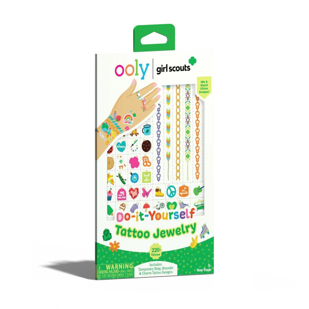 OOLY x Girl Scouts DIY Temporary Tattoo Jewelry