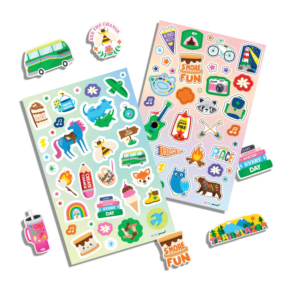 OOLY x Girl Scouts S’mores™ Scented Stickers - 80+ Stickers