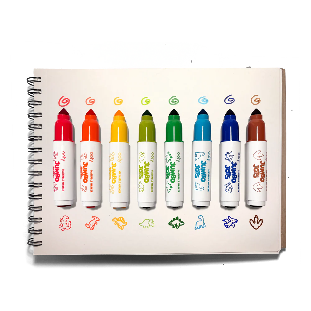 Dinosaur Jumbo Jots Dual Tip Stamp Markers