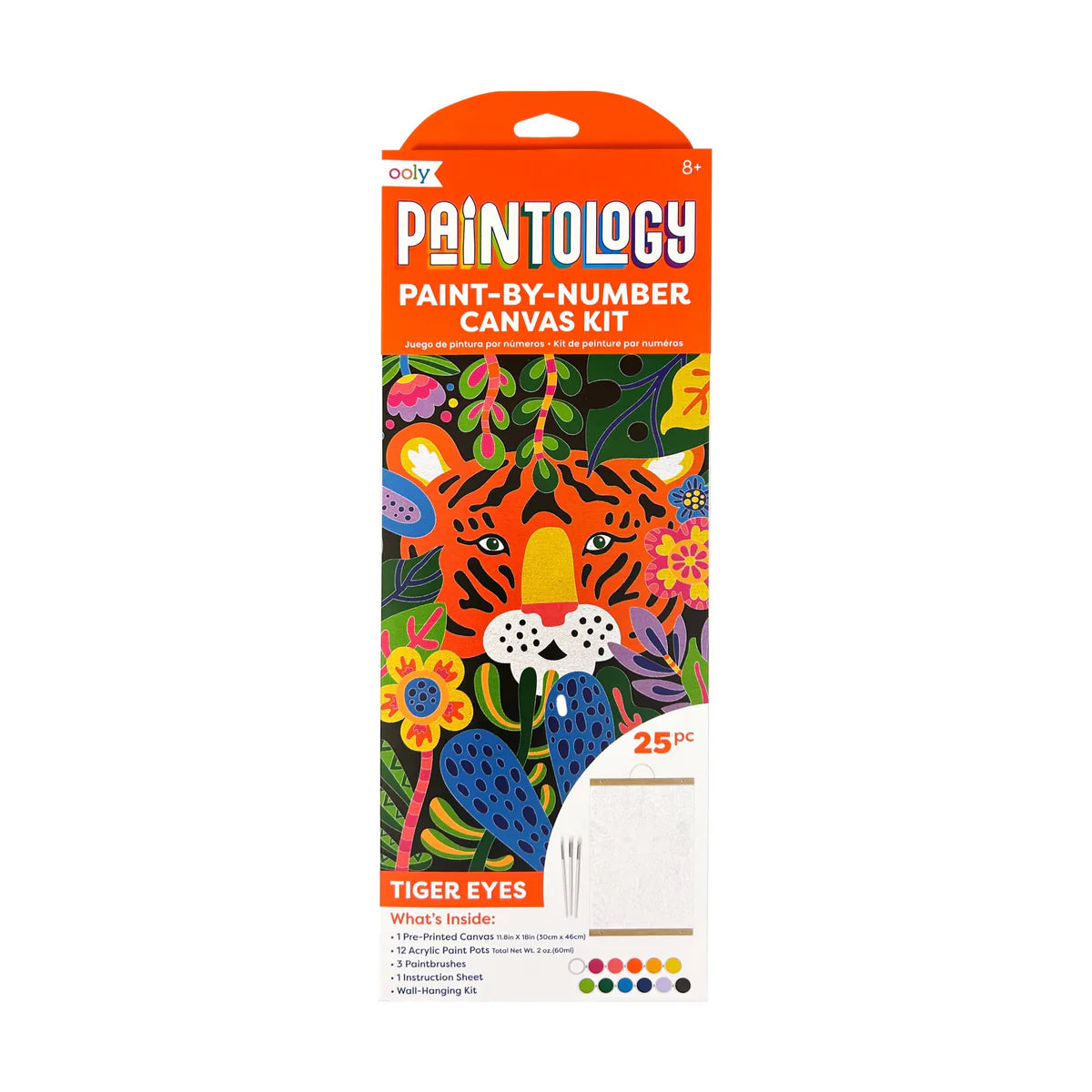 Tiger Eyes Paintology Paint-By-Number Kit