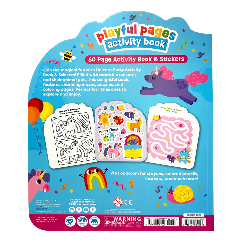 Unicorn Playful Pages Activity Book