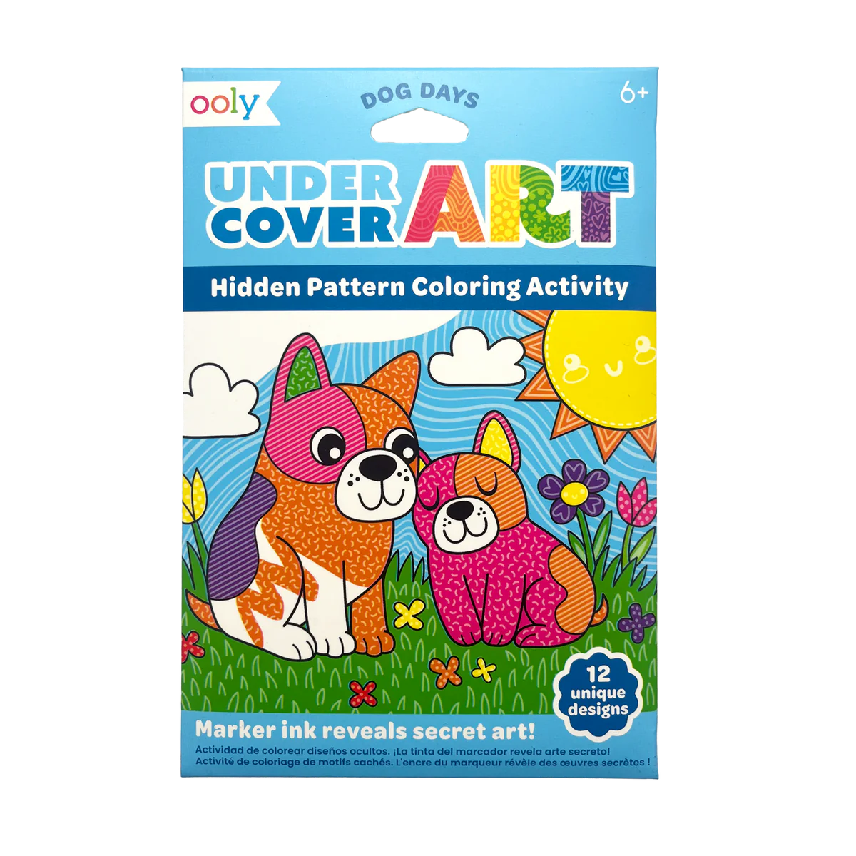 Dog Days Hidden Pattern Coloring Activity