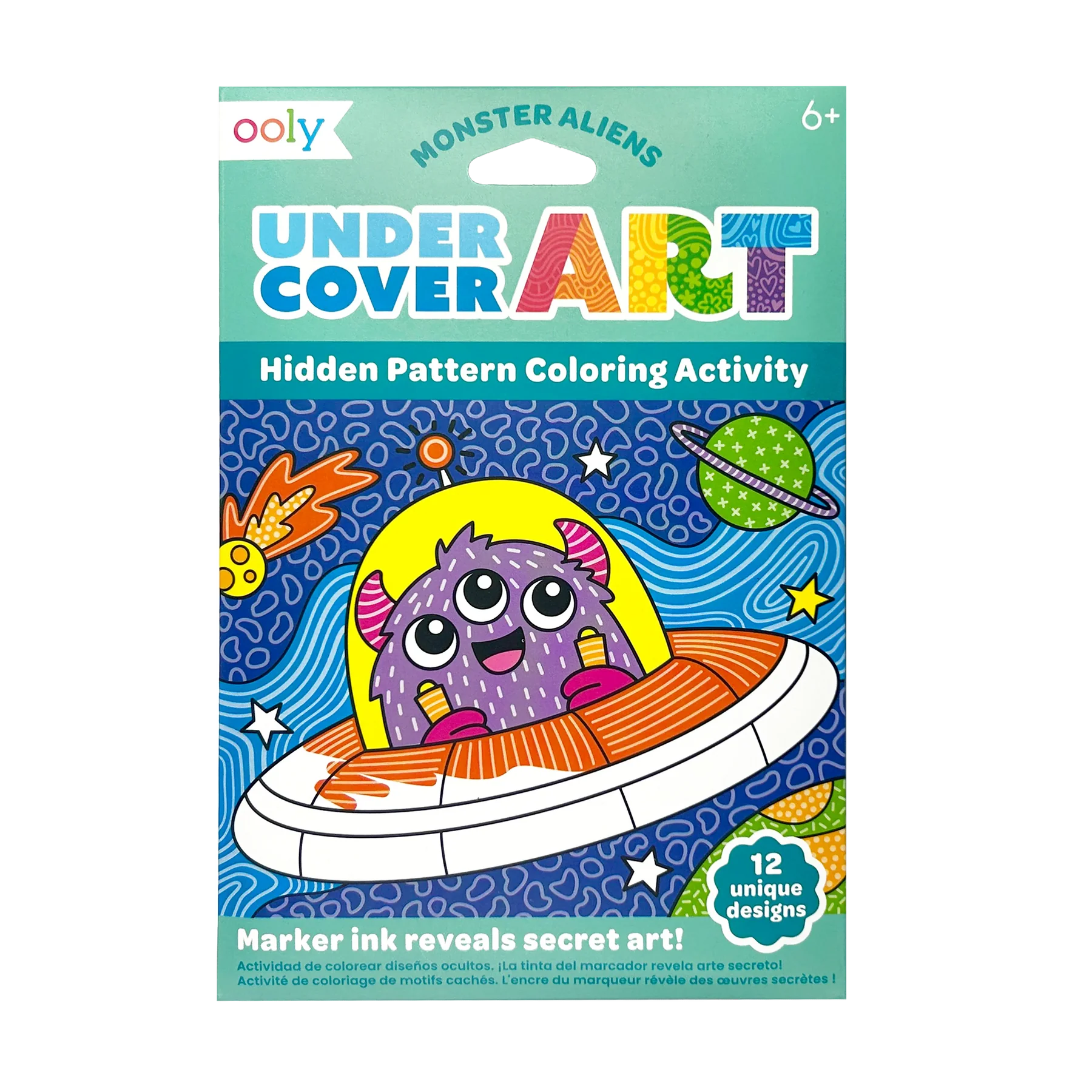 Undercover Art Hidden Pattern Coloring Activity Art Cards