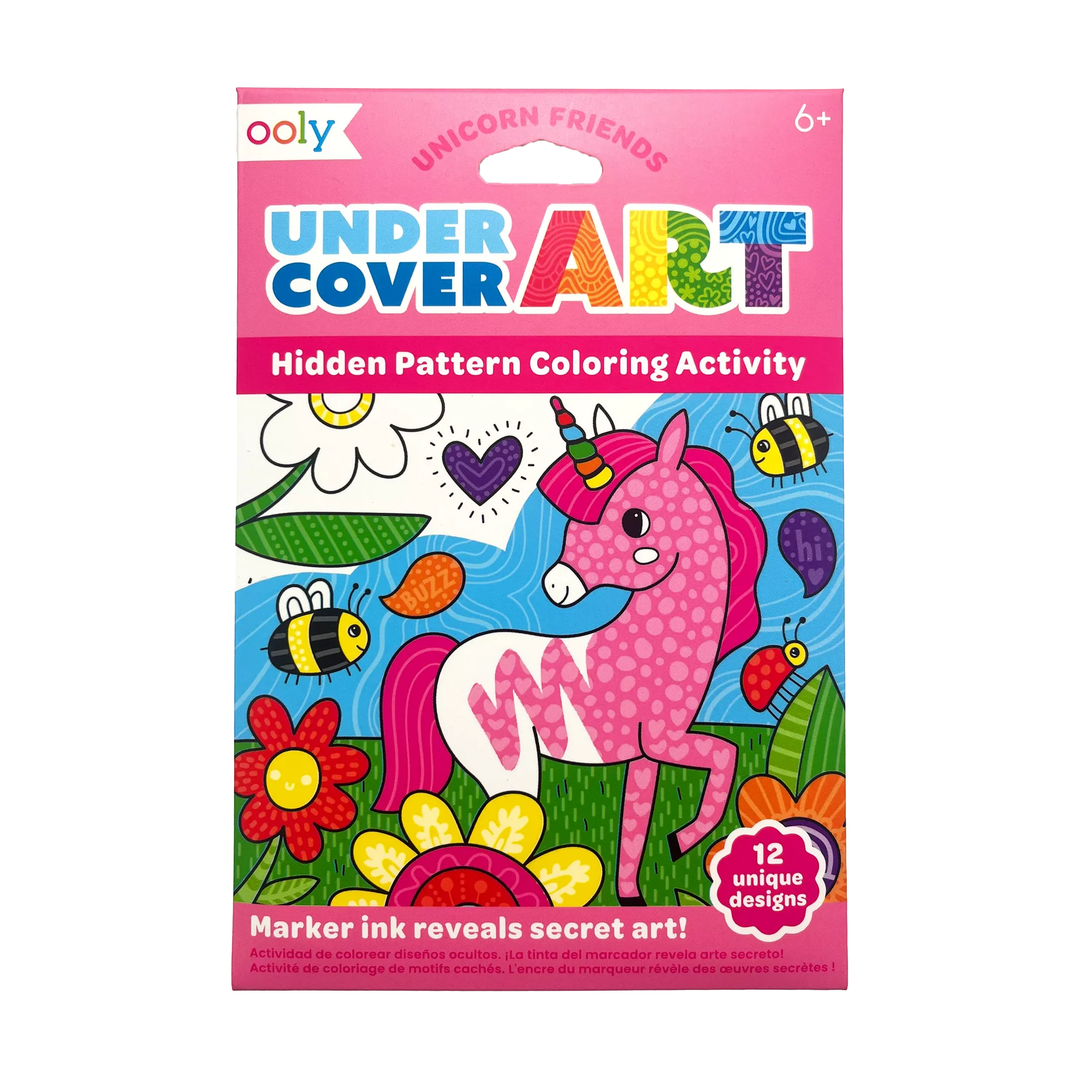Undercover Art Hidden Pattern Coloring Activity Art Cards