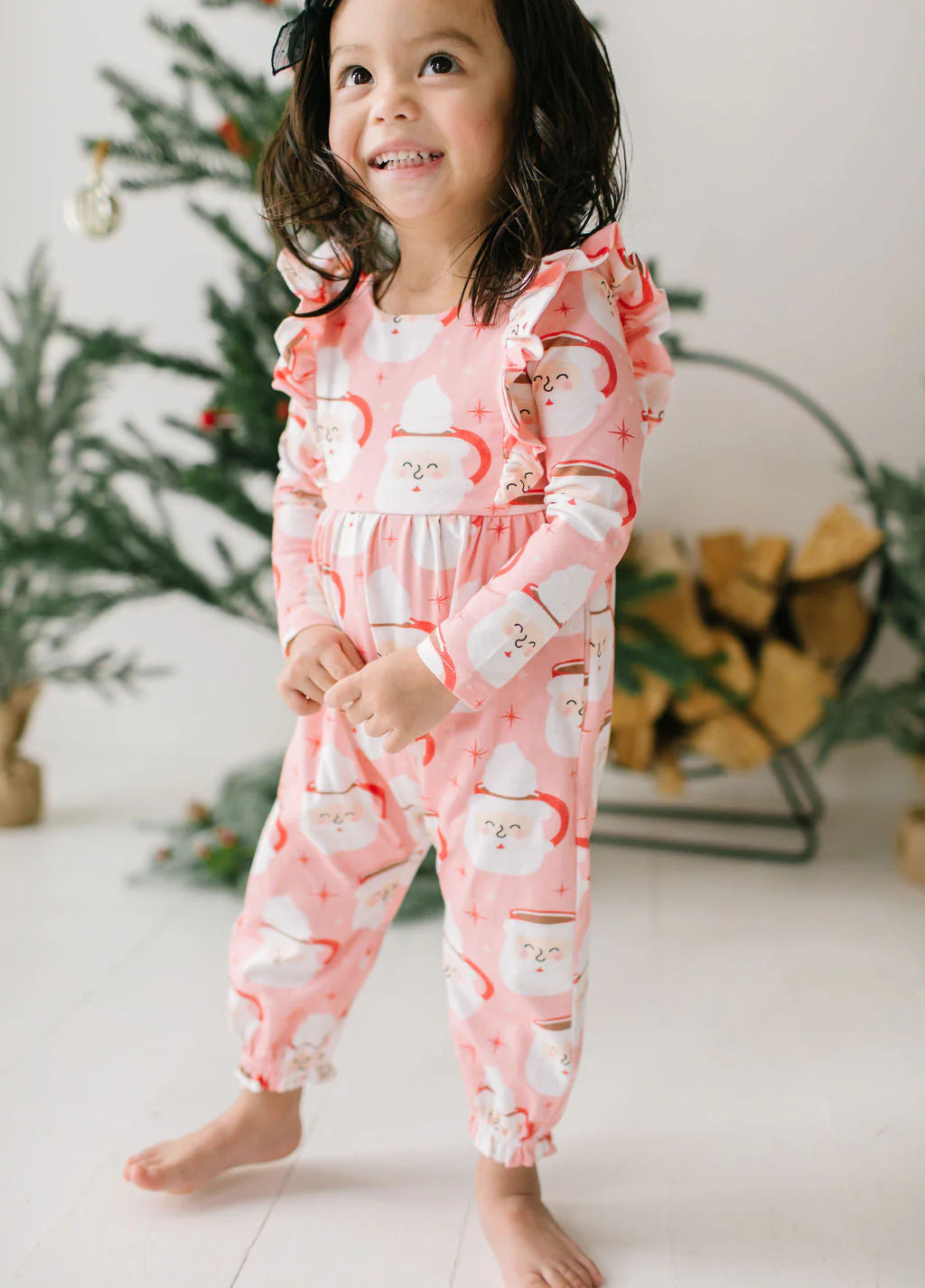 Mabel Romper in Santa Cocoa