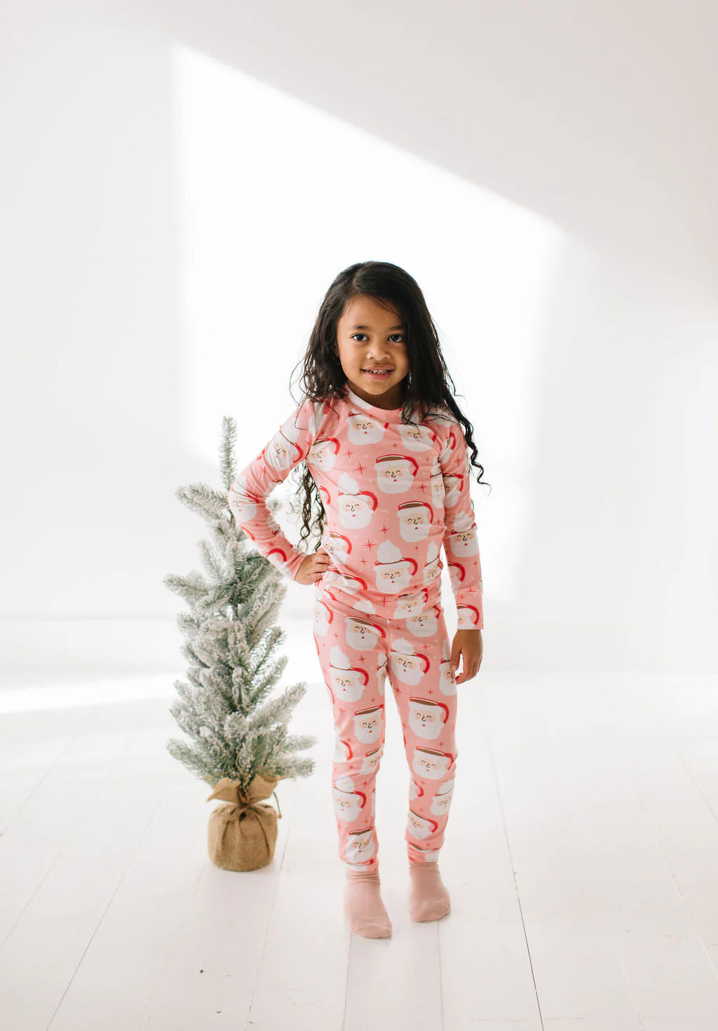 Santa Cocoa Bamboo Two-Piece Pajama Set