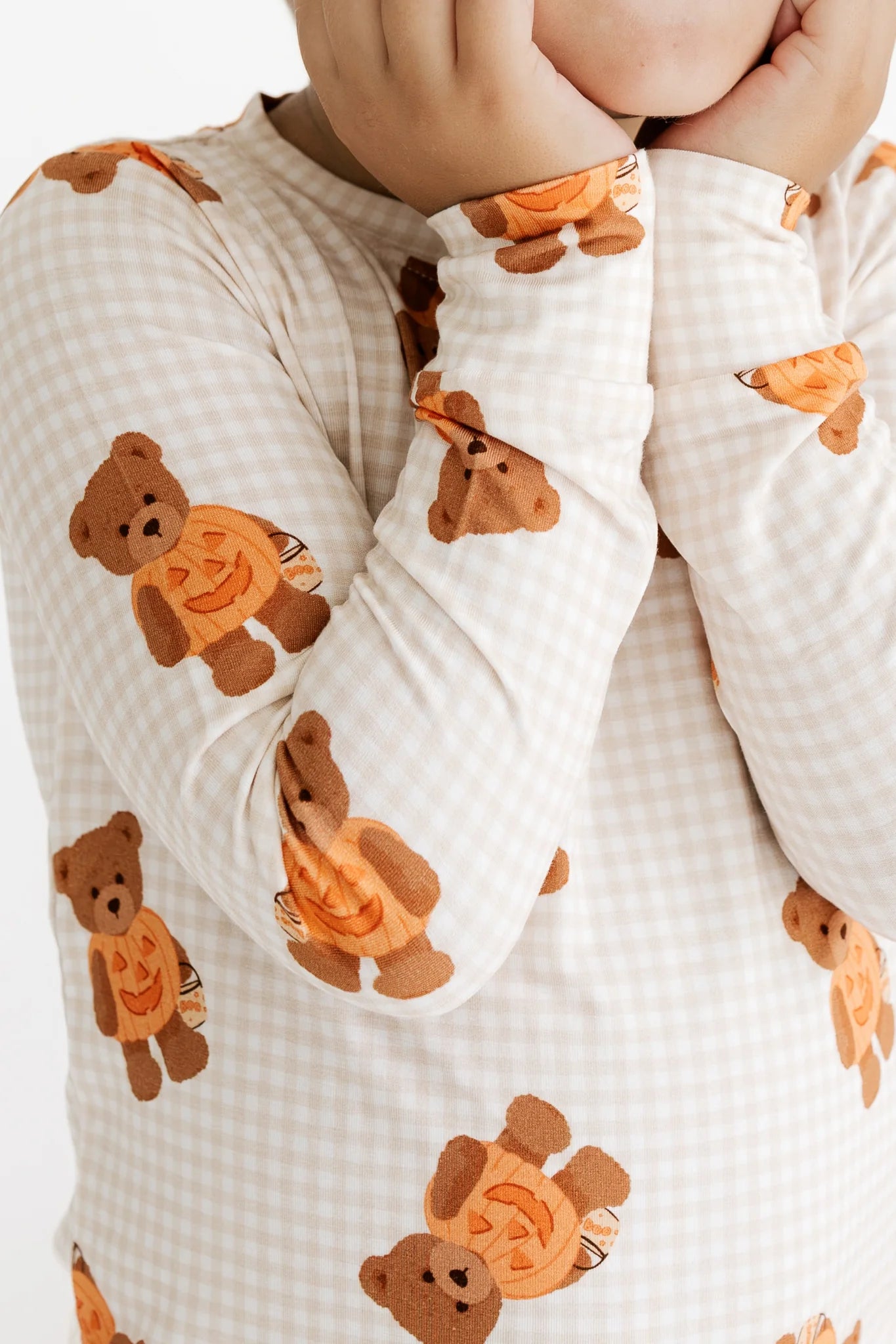 Gingham Little Boo Bear Two Piece Set