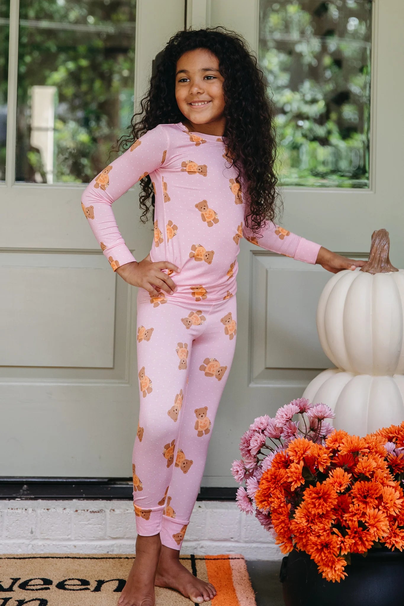 Polka Dot Little Boo Bear Two Piece Set