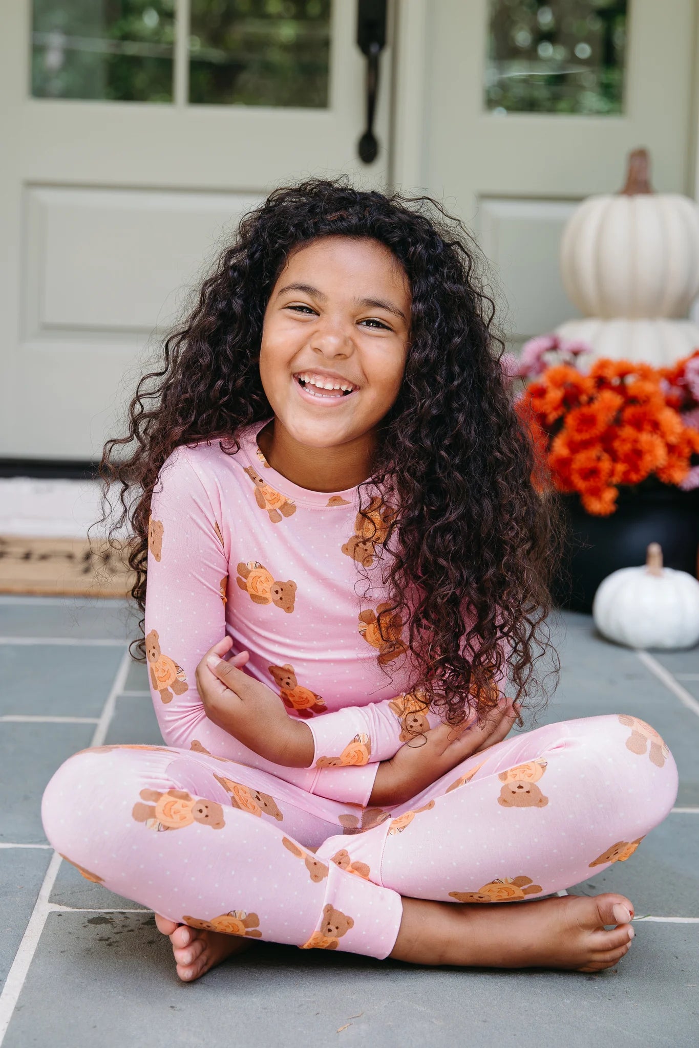 Polka Dot Little Boo Bear Two Piece Set
