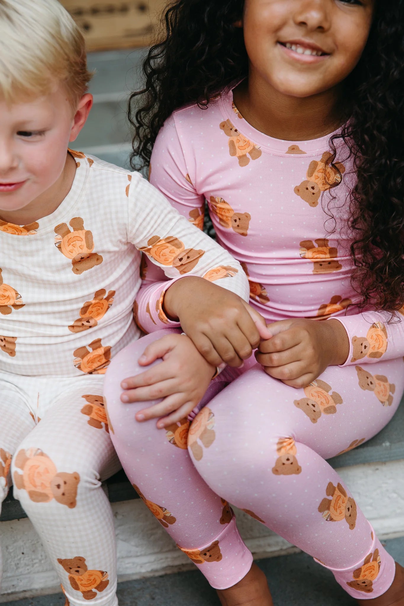 Polka Dot Little Boo Bear Two Piece Set