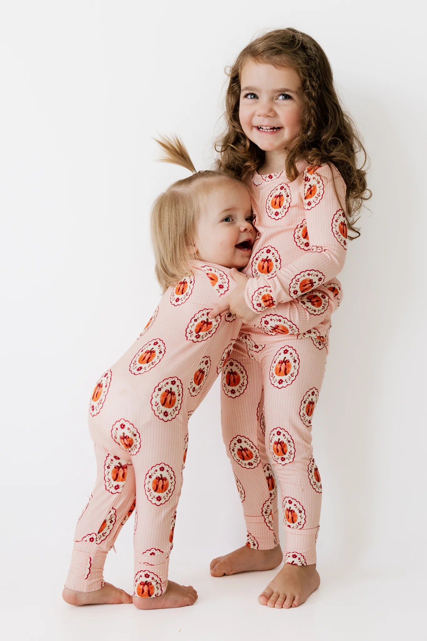 Pumpkin Blossom Zipper Romper