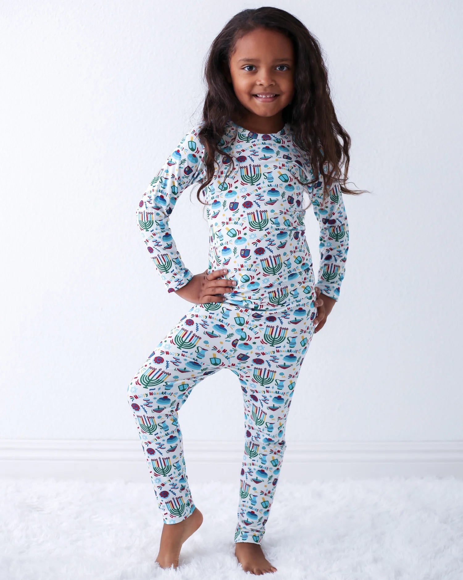 Hanukkah Celebration Two-Piece Bamboo Pajama