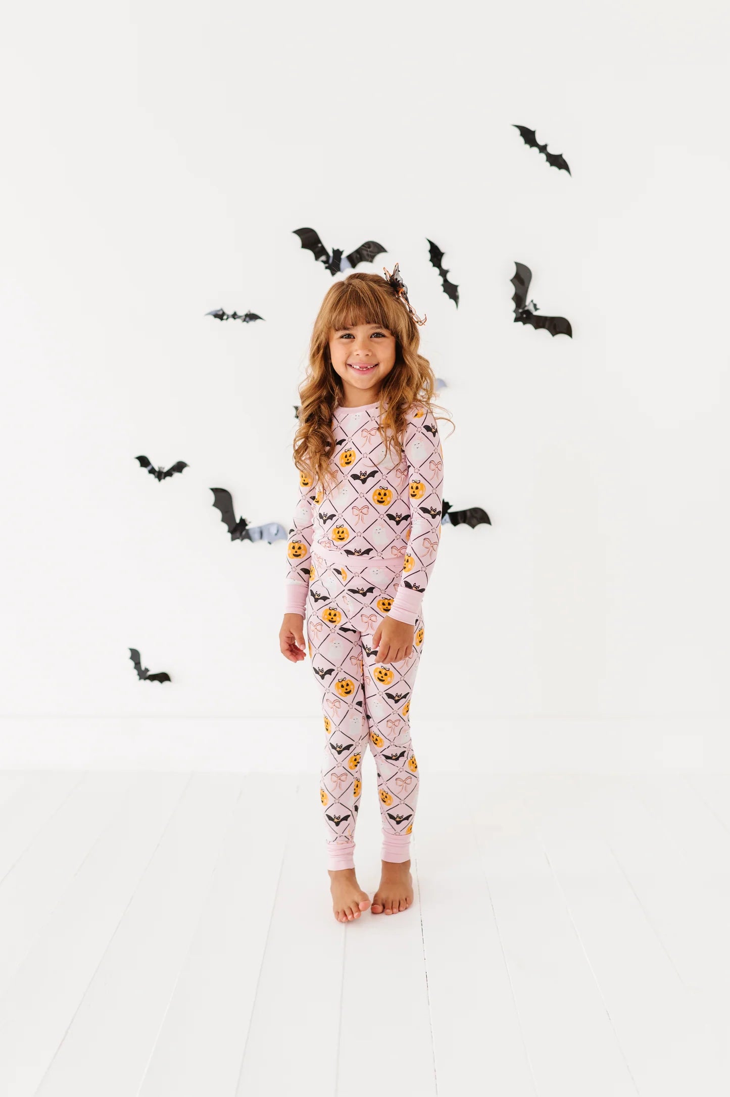 Bows and Boos Two-Piece Pajama Set
