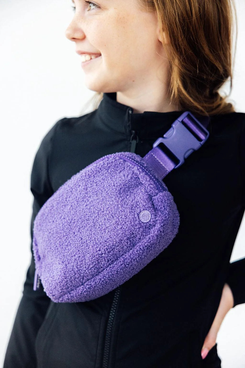 Fuzzy Crossbody Sling Bag