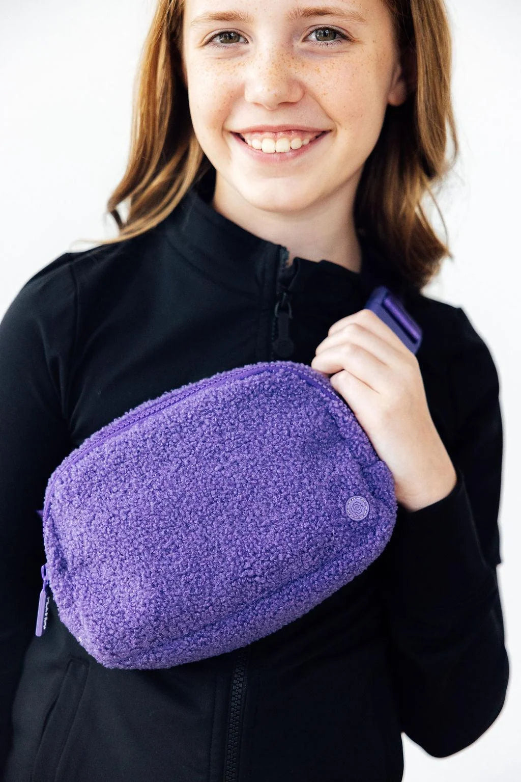 Fuzzy Crossbody Sling Bag