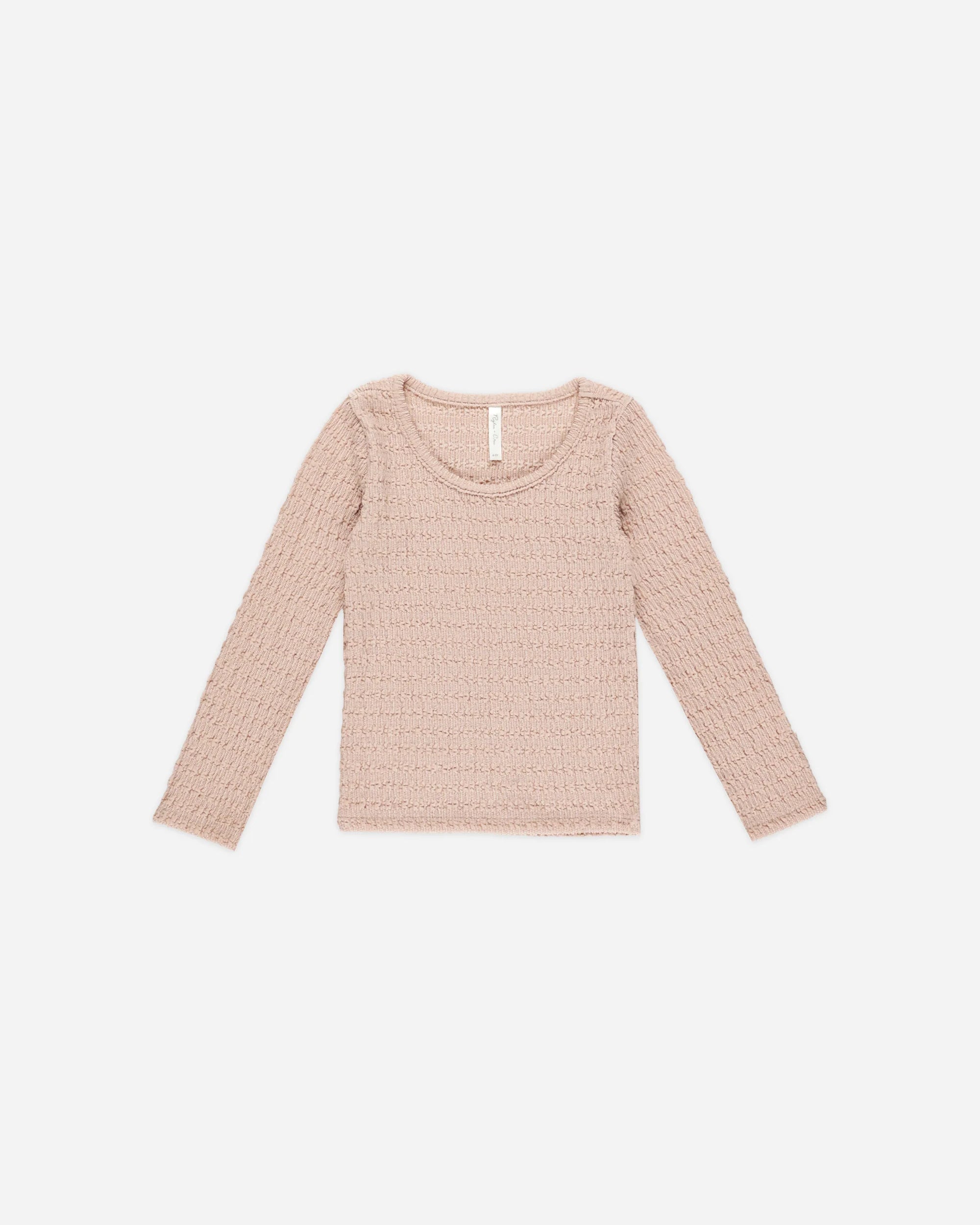 Textured Long Sleeve | Rose